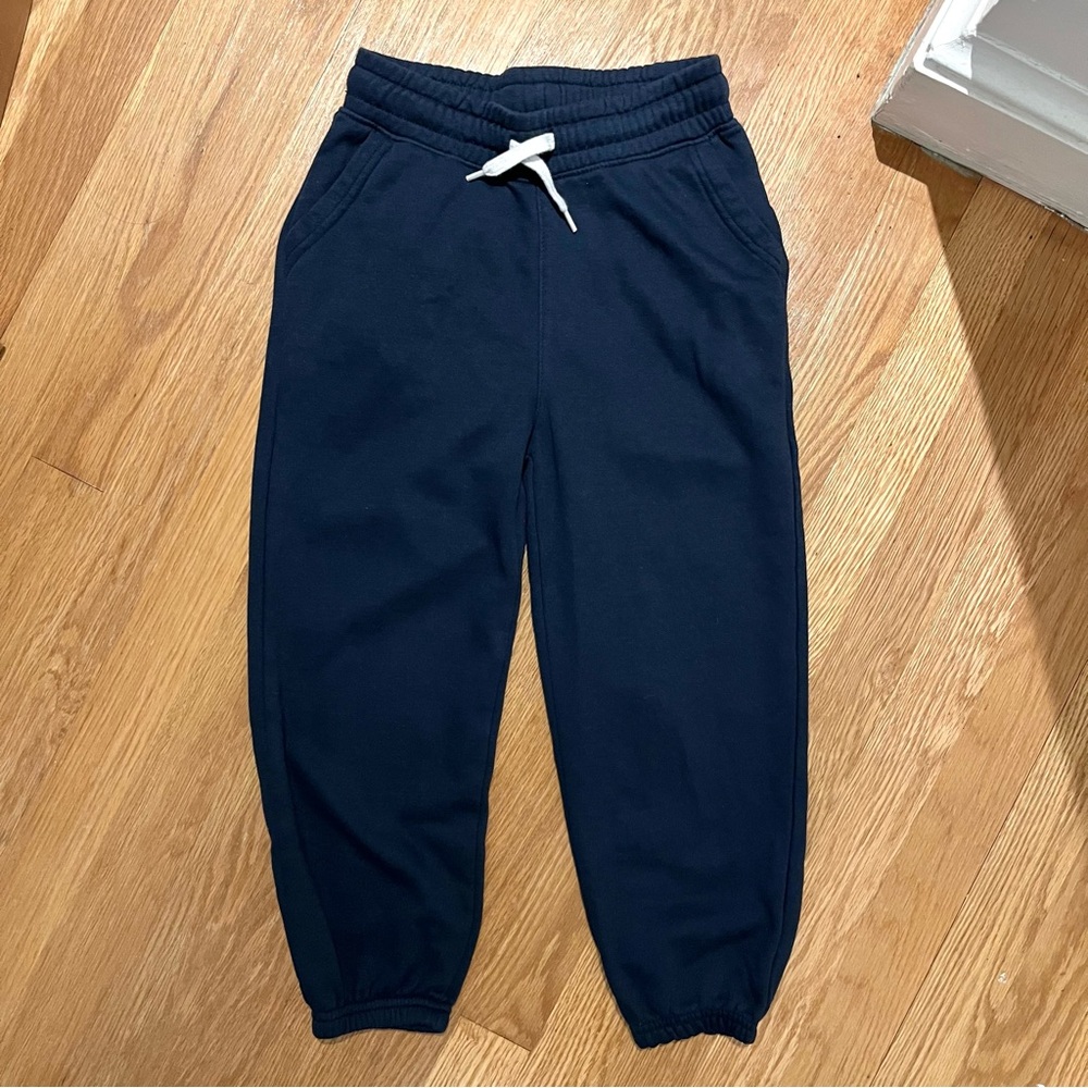 [3 for $15] OLD NAVY Soft Navy Blue Joggers Elastic Drawstring Waist (6-7)